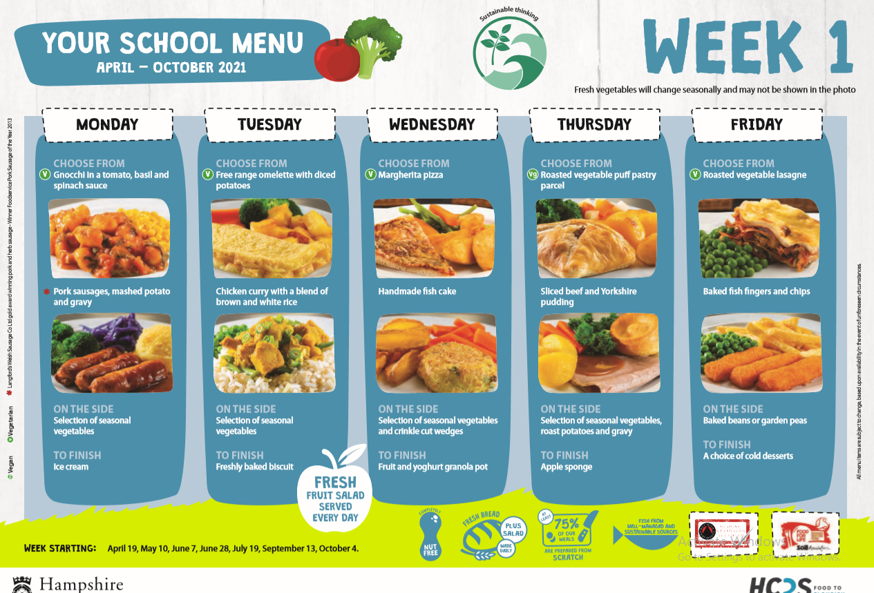 Meals – Shamblehurst Primary School